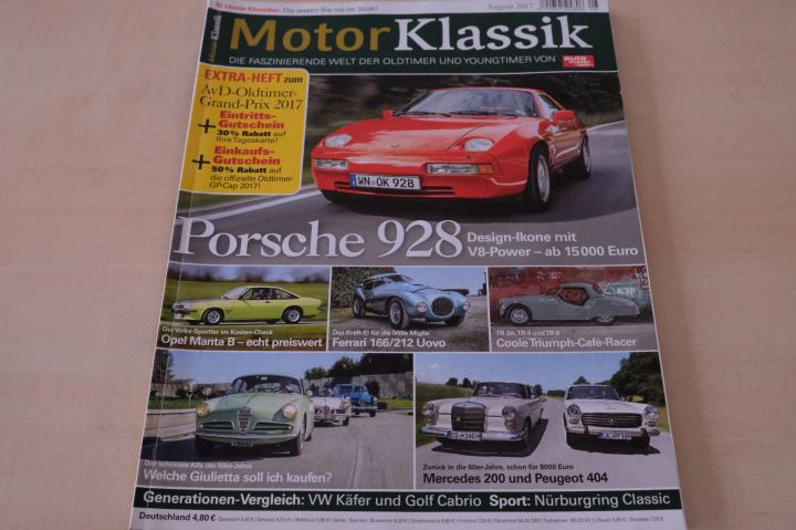 Deckblatt Motor Klassik (08/2017)